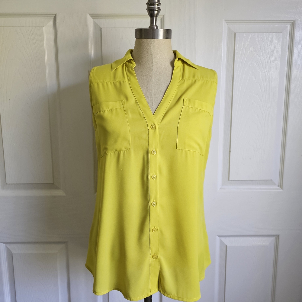 Express Portofino Button-Up Blouse